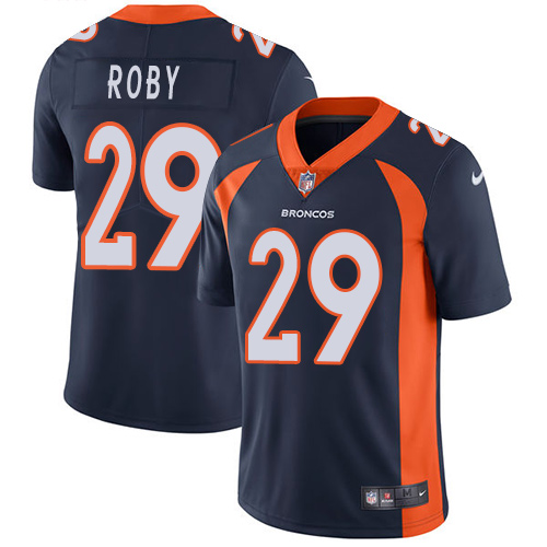 Nike Broncos #29 Bradley Roby Navy Blue Alternate Men's Stitched NFL Vapor Untouchable Limited Jersey - Click Image to Close